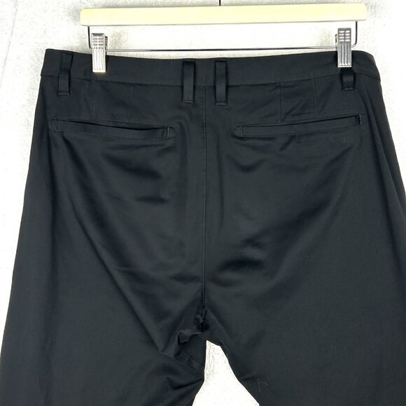 Rhone Pants Mens 34x32* Black Commuter Classic Stretch Chino Straight Leg 100161 - Picture 4 of 15